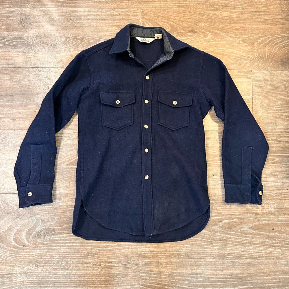 Vintage Woolrich Wool Overshirt – Made in USA – Size Small